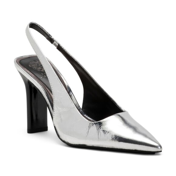 VINCE CAMUTO Leather Bantie Slingback Heels - Picture 1 of 2